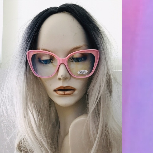 Chic New BLUE UV LIGHT Blocking Non-Rx EYEGLASSES - Picture 7 of 9